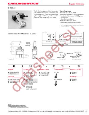 DC100-PB-B datasheet  